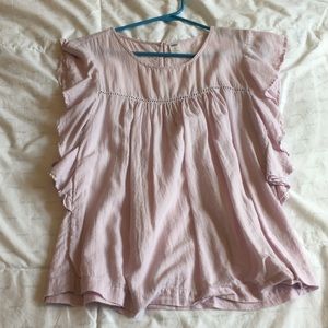 Lilac Old Navy XS Ruffle Top